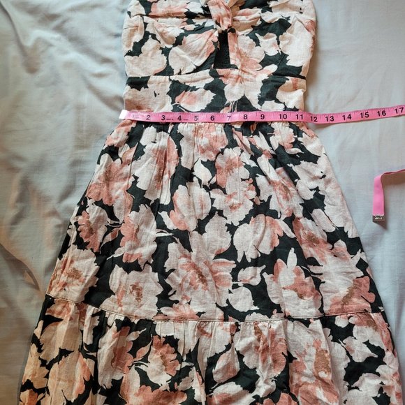 XS Abercrombie & Fitch Knotted Halter Floral Maxi Dress - Picture 7 of 12